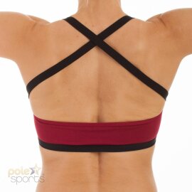 PoleFit Top Iron X S Rojo Vino