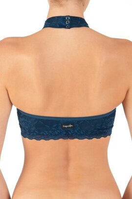 Dragonfly Top Lisette con Encaje Verde Petróleo XL