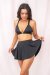 Lunalae Pantalones Cortos Tiro Alto Free Flow Negro XL