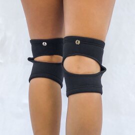 Lunalae Protectores de Rodillas Básicos Negro S