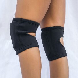 Lunalae Protectores de Rodillas Básicos Negro S