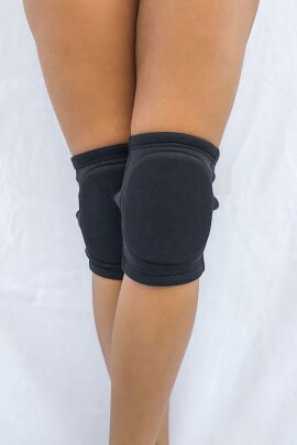 Lunalae Protectores de Rodillas Básicos Negro S