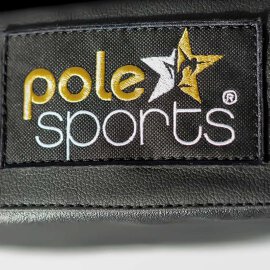 PoleSports Colchoneta de Pole Dance con Asa de Transporte Ø 150 cm Negro 10 cm Mediano