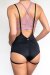 Lunalae Zena Con Ligueros Monos de Pantalones Cortos Negro XL