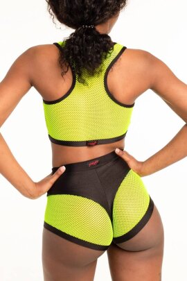 Polerina Top Negro & Amarillo L