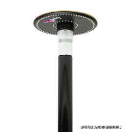Lupit Pole Diamond G2 45 mm Recubierto en Polvo Negro...