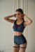Oksawear Top Sandria Gris-Azul XS