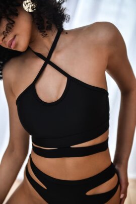 Oksawear Top Almanara Negro XS