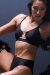AMBR Designs Top Corto con Cierre Media Noche Negro