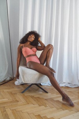 Pole Addict The Bralette One Coral