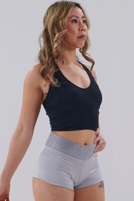 Juicee Peach Pantalones Cortos Reversible Plata Gris S