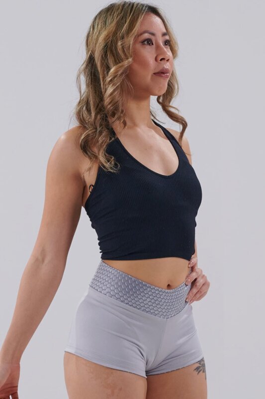Juicee Peach Pantalones Cortos Reversible Plata Gris M