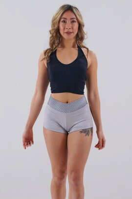 Juicee Peach Pantalones Cortos Reversible Plata Gris M