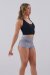 Juicee Peach Pantalones Cortos Reversible Plata Gris M