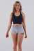 Juicee Peach Pantalones Cortos Reversible Plata Gris M