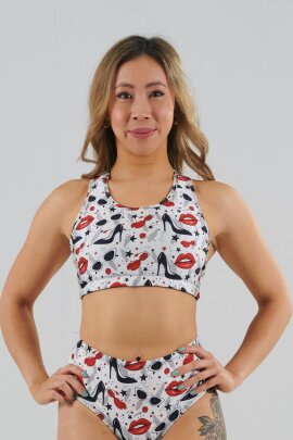 Juicee Peach Top Anna Pintalabios & Heels XS