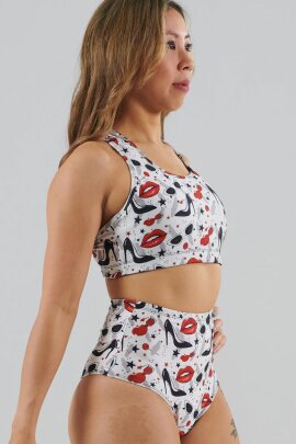 Juicee Peach Top Anna Pintalabios & Heels XS