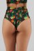 Juicee Peach Pantalones Cortos Tiro Alto Brazils Boho Feathers XL