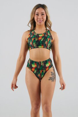 Juicee Peach Pantalones Cortos Brazils Boho Feathers M