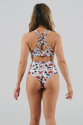 Juicee Peach Pantalones Cortos Tiro Alto Brazils...