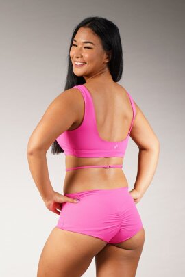 Off the Pole Top Halo Fucsia XS