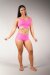 Off the Pole Top Halo Fucsia L