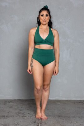 AMBR Designs Top Corto de Cuello Halter Envy S