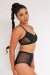 Lunalae Pantalones Cortos Tiro Alto Bellani Negro XL