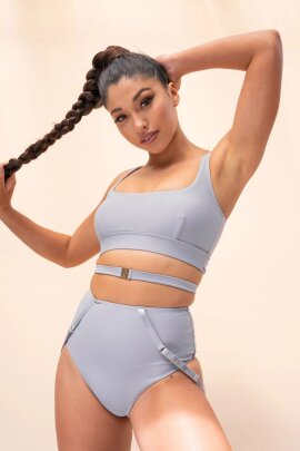 Lunalae Top Kehlani Gris XS