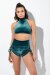 RAD Top Eve Terciopelo Verde Forestal M