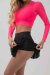 i-Style Pantalones Cortos Double Fly Negro M