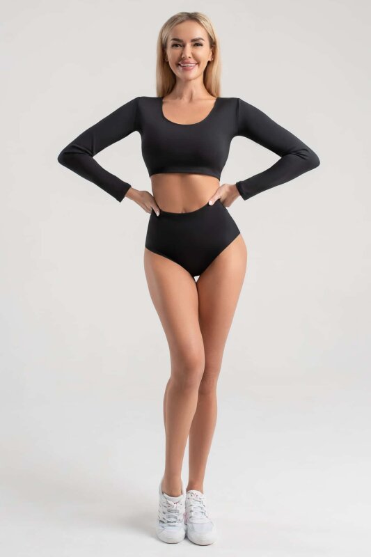 i-Style Pantalones Cortos Pin-Up Style Negro M