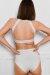 Pole Addict Top Blanco Serpiente Print