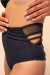 Lunalae Pantalones Cortos Tiro Alto Daisy Negro XS