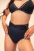Lunalae Pantalones Cortos Tiro Alto Daisy Negro XS