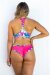 AMBR Designs Top Corto de Cuello Halter Aloha M
