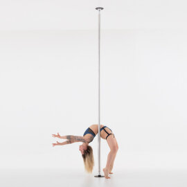 Lupit Pole PRO Barra de Estudio Una Pieza Metalizado