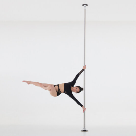 Lupit Pole PRO Barra de Estudio Una Pieza Acero Inoxidable