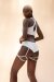 Lunalae Pantalones Cortos Tiro Bajo Olivia Blanco S