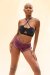 Lunalae Pantalones Cortos Tiro Bajo Jasmine Morado L