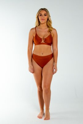 AMBR Designs Top con Cierre Bronce L