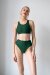 Pole Addict Pantalones Cortos Tiro Alto Esmeralda L