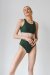 Pole Addict Pantalones Cortos Tiro Alto Esmeralda L