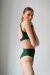 Pole Addict Pantalones Cortos Tiro Alto Esmeralda L