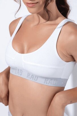 RAD Top Atlantida Purpurina Blanco L