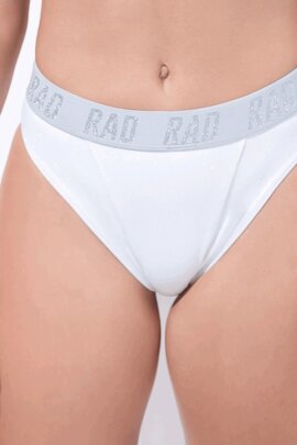 RAD Pantalones Cortos Atlantida Purpurina Blanco M