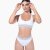 RAD Pantalones Cortos Atlantida Purpurina Blanco L