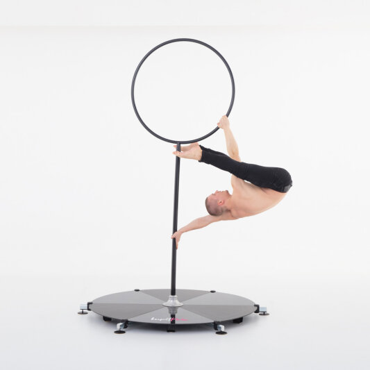 Lupit Pole Lollipop Recubierto en Polvo Negro para Lupit Stage