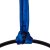 Paquete de poleas redondas de PoleSports para colgar aros aéreos de terciopelo Azul
