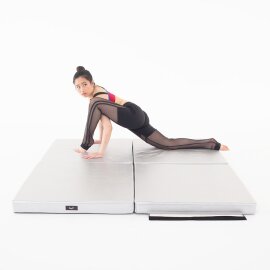 Colchoneta de Pole Dance Lupit Pole PREMIUM Multiuso Cuadrado 150 cm Plata